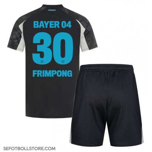 Bayer Leverkusen Jeremie Frimpong #30 Replika babykläder Tredjeställ Barn 2024-25 Kortärmad (+ korta byxor)